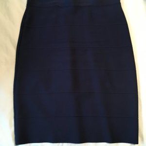 Tight BCBG Navy Pencil Skirt